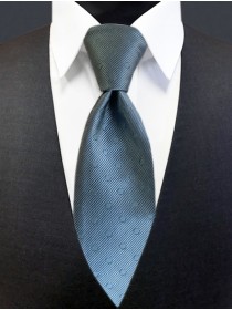 'Allure' Tonal Dot Tie - Slate
