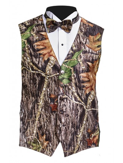 'Mossy Oak' Camouflage Full Back Vest