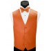 'Larr Brio' Simply Solid Full Back Vest - Neon Orange